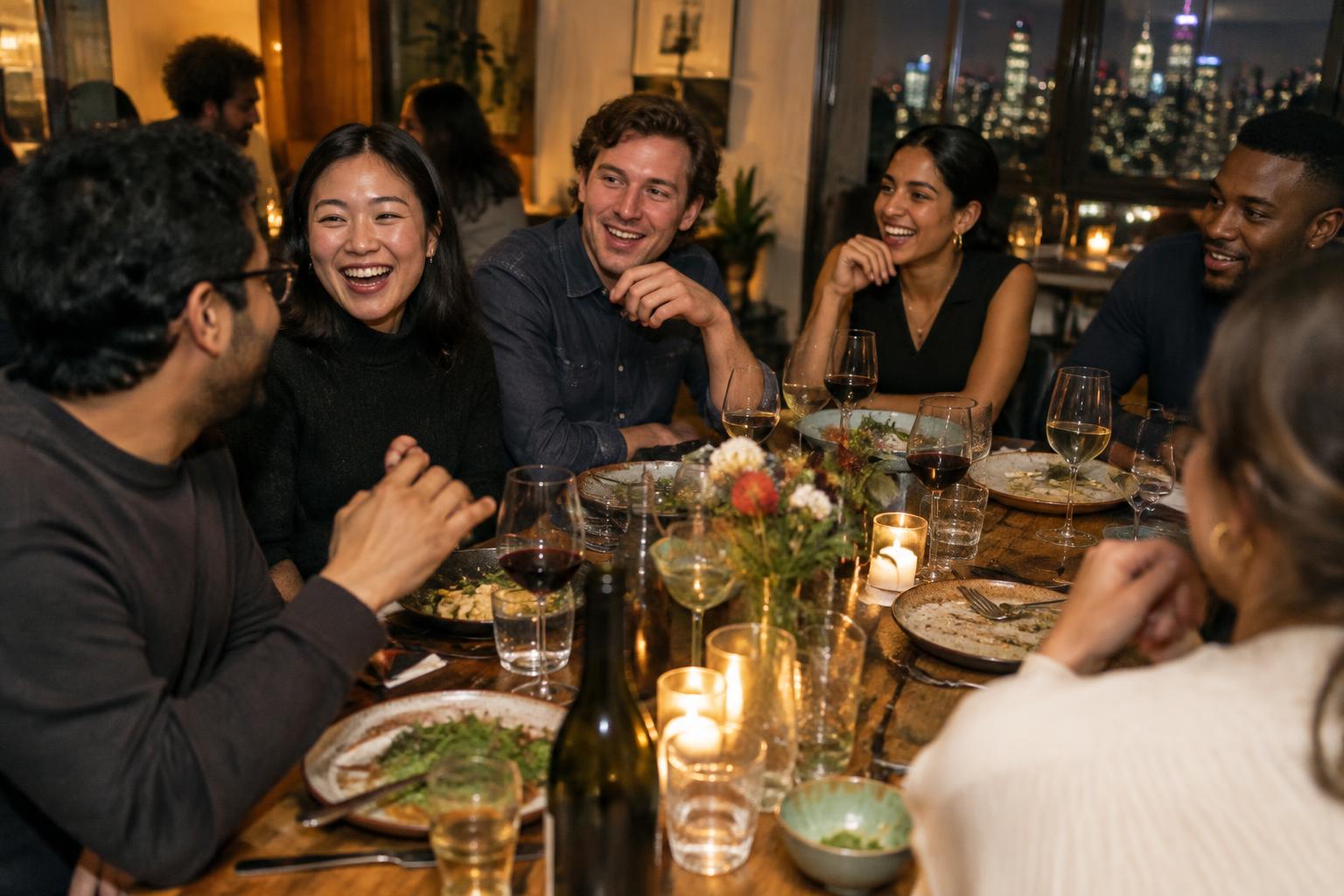 Concept scene: Founder dinner