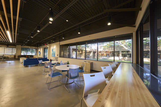 Window counter and lounge seating