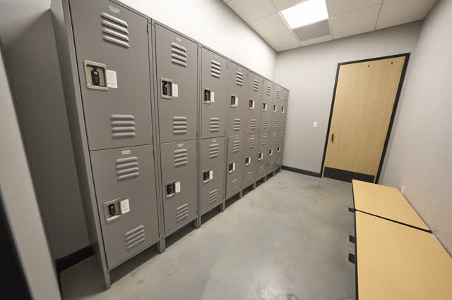 Locker room